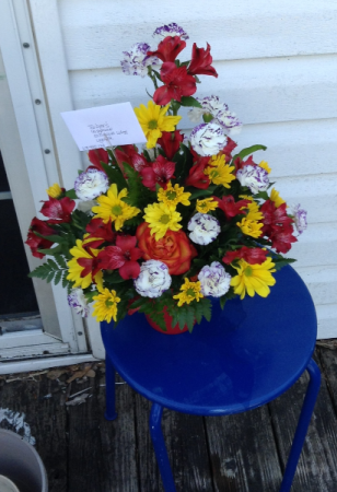 Fall into my Heart Vase Arrangment