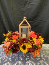 Fall Lantern Centerpiece