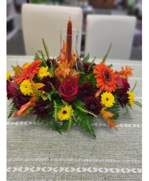 Fall Leaves Centerpiece 