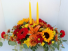 Fall Long & Low 2 Candle Centerpiece 