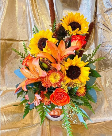 Fall Market Fresh Arrangement in Virginia Beach, VA | Flower Lady