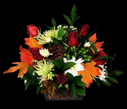 Fall Melody Golden Warm Floral Design