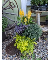 Fall mixed Patio pot out door planter