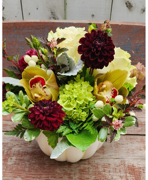 Fall Perfection Pumpkin Arrangement
