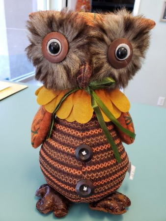 Fall Plush Owl