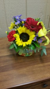 Fall Posie Pot