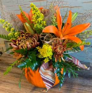 Fall Pumpkin Arrangement 