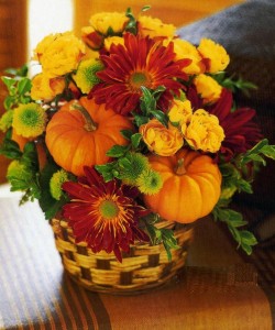 Fall Pumpkin Party Fall arrangement