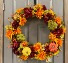 Fall Pumpkin Wreath Door Wreath