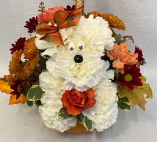 THANKFUL Puppy Thanksgiving Special in Lewiston, ME | BLAIS FLOWERS & GARDEN CENTER