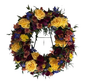 Fall Remembrance Wreath A Davis Floral Design