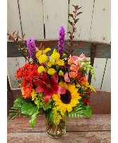 Fall Rhapsody Vase Arrangement