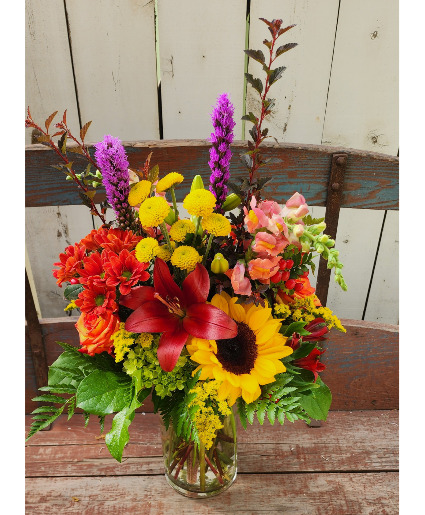 Fall Rhapsody Vase Arrangement