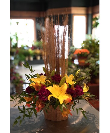 Fall Sentiments  Impressive Centerpiece  in South Milwaukee, WI | PARKWAY FLORAL INC.