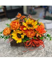 Fall Silk Basket 