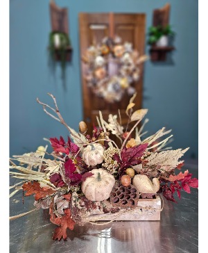 Fall Silk Centerpiece Custom Silk Arrangements