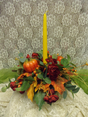 Fall silk centerpiece Fall