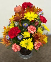 Fall Simplicity FHF-F651 Fresh Flower Arrangement  local only