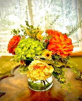 Fall Softness Vase Arrangement