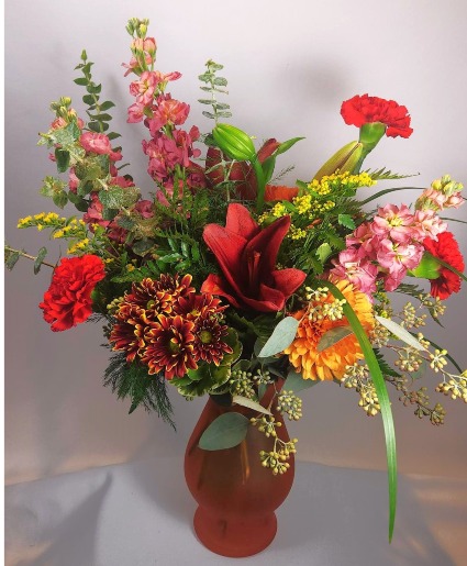 Fall Splash Vase Arrangement