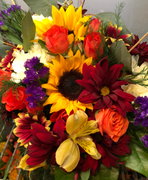 Fall Splendor - Custom Design Basket Arrangement