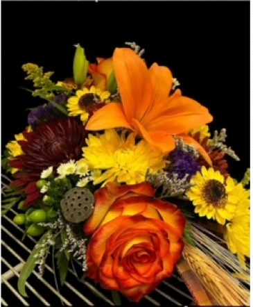 Fall Splendor - Custom Design Basket Arrangement