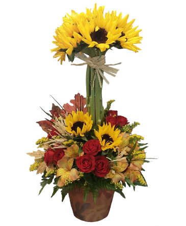 Fall Sunflower Topiary  in Sun City Center, FL | SUN CITY CENTER FLOWERS AND GIFTS