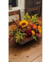 Fall Sunset centerpiece