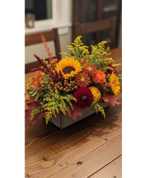 Fall Sunset centerpiece