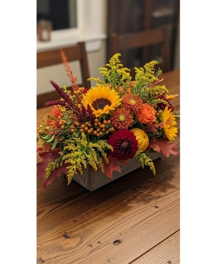 Fall Sunset centerpiece