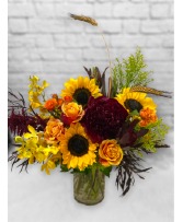 Fall Sunsets in Seattle Vase Arrangement
