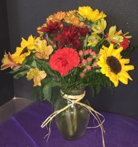 Fall Sunshine Vase