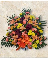 Fall Sympathies FHF-SF555 Fresh Flower Arrangement (Local Delivery Area Only)