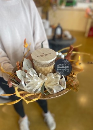 Fall Sympathy Bowl Arangement 