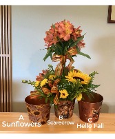 Fall Topiary  Arrangement 