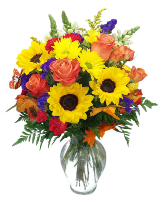 Fall Treasures Vase Arrangement