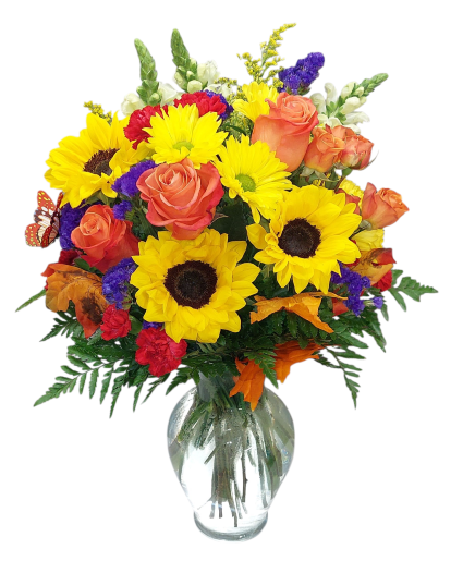 Fall Treasures Vase Arrangement