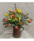 Fall Tulip Pitcher Arrangement