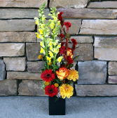 Fall Vertical Design Flowers for the Office