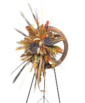 Fall Wagan Wheel Silk Design
