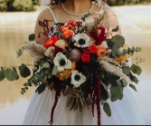 Fall Wildflower Boho  Wedding Bouquet