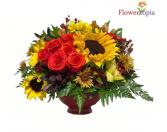 Fall with Love Fall Flower Arrangement