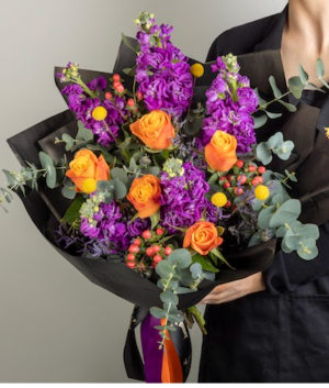 Fall Wrapped Bouquet Fresh Flowers