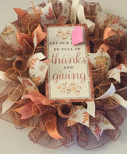 Fall Wreath by Mystical Mesh Creations Gift