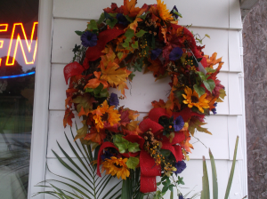 fall wreath grapevine wreath