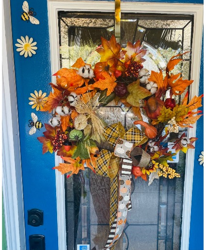 Fall wreath  Indoors/outdoors