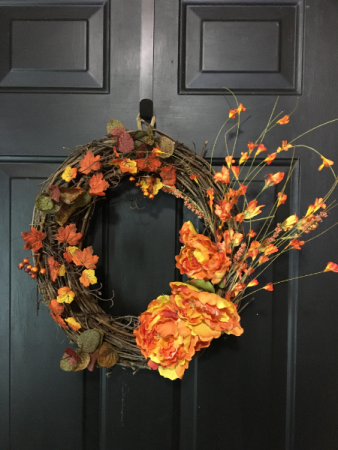 FALL WREATH SEASONAL SILK
