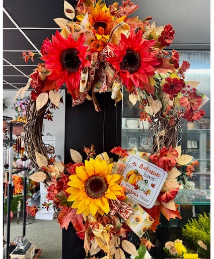Fall Wreath Silk Wreath