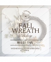 Fall Wreath Workshop 