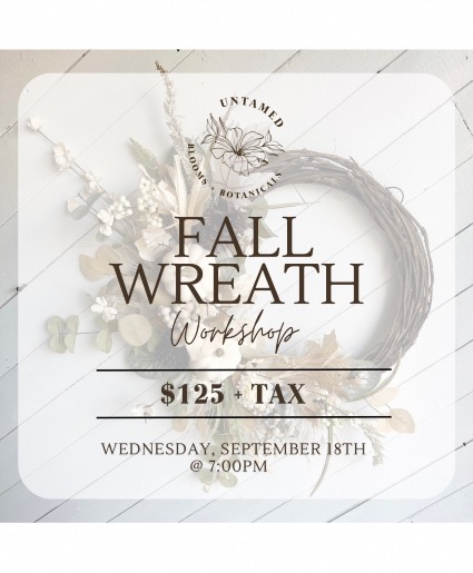 Fall Wreath Workshop 